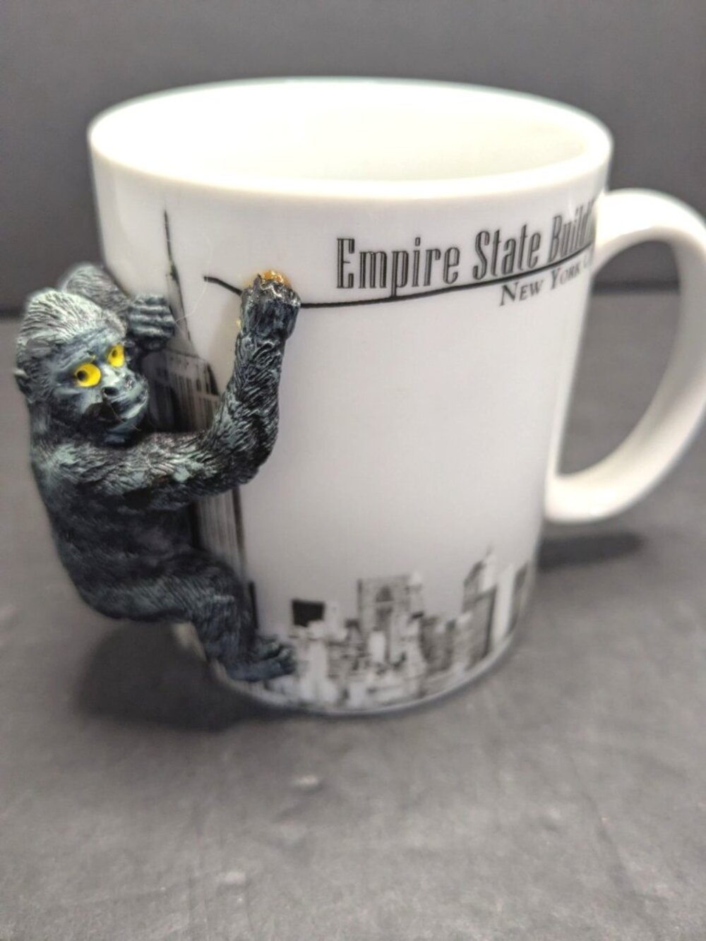 Vintage Empire State Building King Kong 3D Coffee Mug Souvenir New York City
